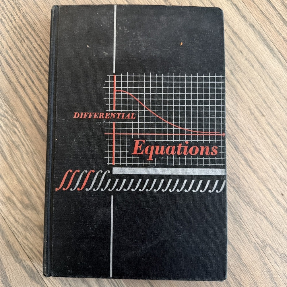 Differential Equations (1952) - Vtg Mathematics Textbook Nelson Folley Coral